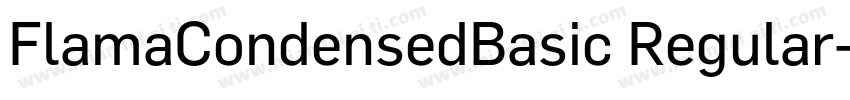 FlamaCondensedBasic Regular字体转换